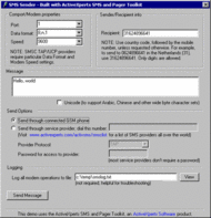 SMS and Pager Toolkit screenshot